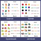 Angol tanuló mágneses játék