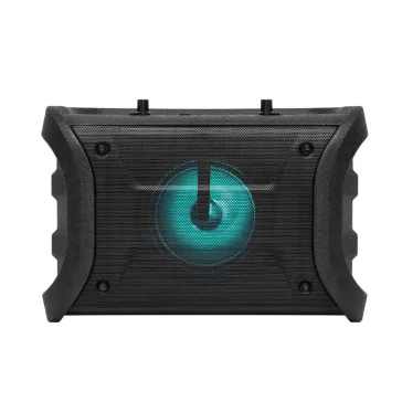   SAL BTWORKY munka és szabadidő hangszóró, 8 W, FM rádió, BT TWS, USB/microSD, AUX, RGB LED, USB-C töltőkábel, ~20 h üzemidő