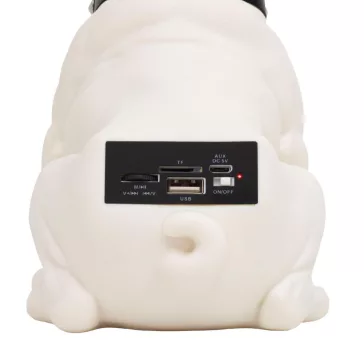  SAL BT DOG hordozható multimédia-hangszóró, 5 W, BT, FM rádió, ~5 óra üzemidő, USB, MicroSD