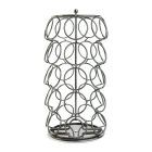 Fém kávékapszula tartó - 35 db Dolce Gusto kapszulához - 165 x 165 x 320 mm - fekete