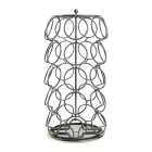 Fém kávékapszula tartó - 35 db Dolce Gusto kapszulához - 165 x 165 x 320 mm - fekete