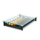 Fém kávékapszula tartó - 60 db Nespresso kapszulához - 410 x 260 x 60 mm - matt fekete
