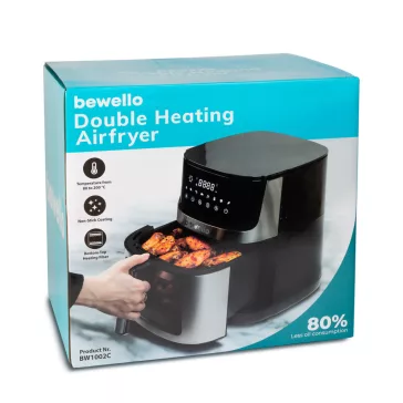   Olaj nélküli fritőz - XXL - alul-felül fűtőszálas - 230V - 7,5L