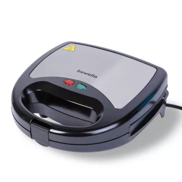   Szendvicssütő - 3 az 1-ben - 220-240V - 800W - ezüst/fekete