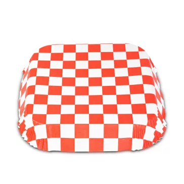   Air fryer sütőpapír - olaj nélküli sütőhöz - kockás, négyzet - 20 cm - 50 db / csomag