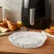 Air fryer sütőpapír - olaj nélküli sütőhöz - mintás, kör - 20 cm - 50 db / csomag