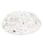 Air fryer sütőpapír - olaj nélküli sütőhöz - mintás, kör - 23 cm - 50 db / csomag