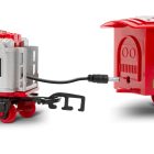 Karácsonyfa kisvasút, sínpálya átmérője: Ø88 cm- zenél, világít - elemes