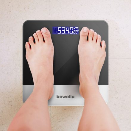 Személymérleg - 180 kg - elemes - fekete / szürke BW3010GY