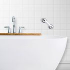 Fürdőszobai kapaszkodó - tapadókorongos - műanyag - fehér - 30 cm