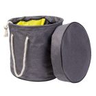 Összehúzható játéktároló szőnyeg – 135 cm átmérőjű, praktikus játékgyűjtő kosár