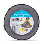 Összehúzható játéktároló szőnyeg – 135 cm átmérőjű, praktikus játékgyűjtő kosár