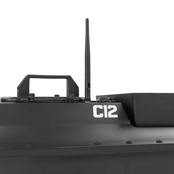Etetőhajó C12 GPS hátrakidobós fekete Etetőhajó C12 GPS hátrakidobós fekete