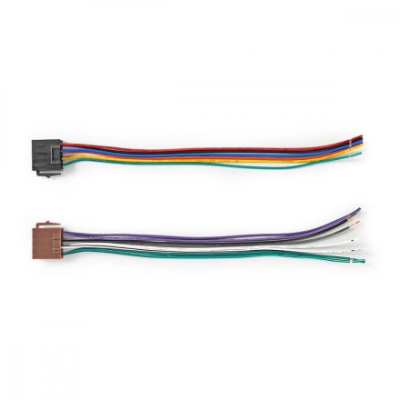 ISO adapter kábel | ISO kompatibilis: Normál | 0.15 m | Kerek | PVC | Doboz