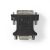 DVI adapter | DVI-D 24+1-Érintkezős Dugasz | VGA Aljzat | Nikkelezett | Egyenes | PVC | Fekete | Doboz