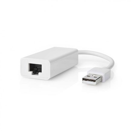 USB hálózati adapter | USB 2.0 | 100 Mbps | USB-A Dugasz | RJ45 Aljzat | 0.20 m | Kerek | Aranyozott / Nikkelezett | Tiszta Réz | Fehér | Doboz