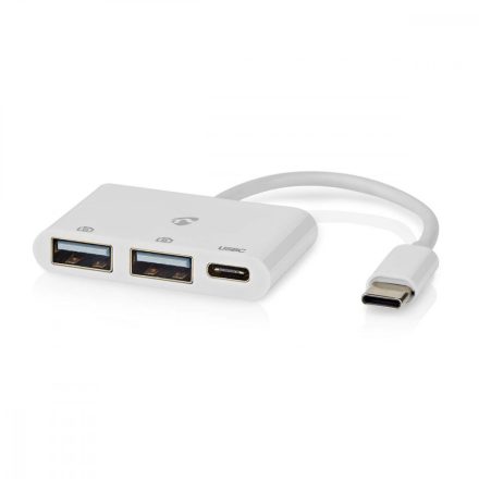 USB hub | 1x USB-C™ | 1x USB-C™ / 2x USB 2.0 A Female | 3-Port port(s) | USB-áramellátású