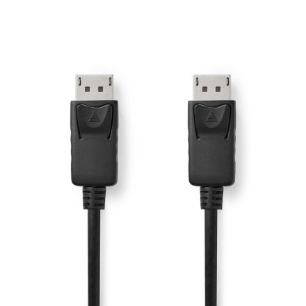 DisplayPort kábel | DisplayPort Dugasz | DisplayPort Dugasz | 4K@60Hz | Nikkelezett | 2.00 m | Kerek | PVC | Fekete | Label