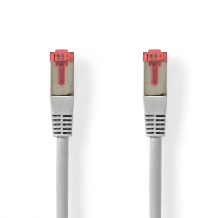 CAT6 hálózati kábel | RJ45 Dugasz | RJ45 Dugasz | SF/UTP | 0.50 m | Kerek | PVC | Szürke | Label