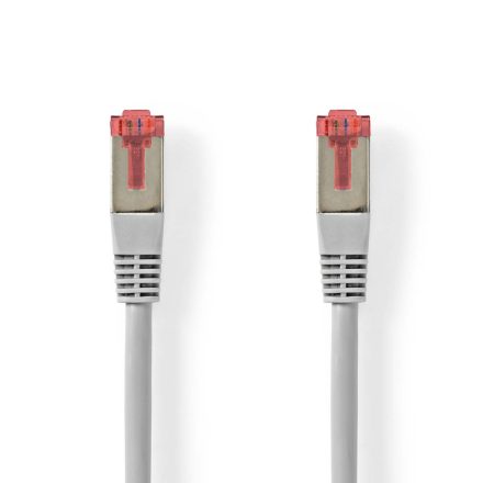 CAT6 hálózati kábel | RJ45 Dugasz | RJ45 Dugasz | SF/UTP | 20.0 m | Kerek | PVC | Szürke | Label