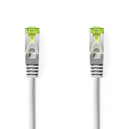 CAT7 hálózati kábel | S/FTP | RJ45 Dugasz | RJ45 Dugasz | 0.50 m | Snagless | Kerek | LSZH | Szürke | Label