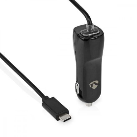 Autós Töltő | 1x 3.0 A | Kimenő csatlakozók száma: 1 | USB-C™ (Rögzített) Kábel | 1.00 m | 18 W | Single Voltage Output