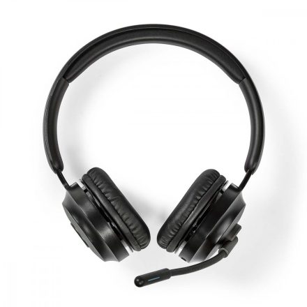 PC headset | Fülre Illeszkedő | Stereo | Bluetooth | Felhajtható Mikrofon | Fekete