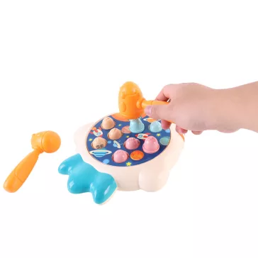  Bolygó hajsza ügyességi társasjáték kalapácsokkal Whack-A-Mole