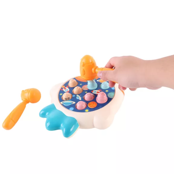 Bolygó hajsza ügyességi társasjáték kalapácsokkal Whack-A-Mole Bolygó hajsza ügyességi társasjáték kalapácsokkal Whack-A-Mole