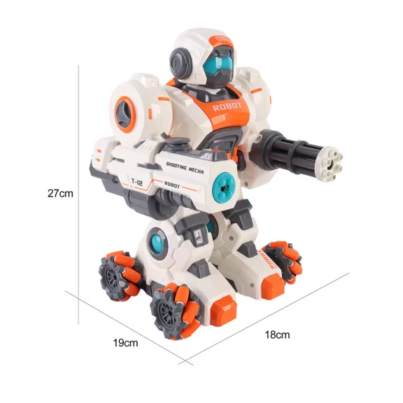 Robot vízágyúval Robot vízágyúval