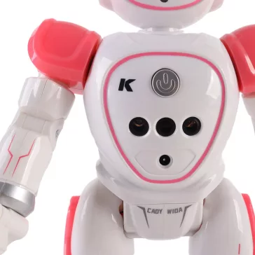   Cady robot intelligens, érzékelős, interaktív játék rózsaszín