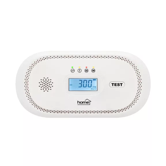 HOME CO10LCD szén-monoxid vészjelző, LCD kijelző , elemes, 2 év elem élettartam, 10 év érzékelő élettartam HOME CO10LCD szén-monoxid vészjelző, LCD kijelző , elemes, 2 év elem élettartam, 10 év érzékelő élettartam