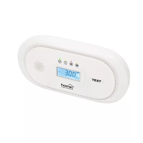 HOME CO10LCD szén-monoxid vészjelző, LCD kijelző , elemes, 2 év elem élettartam, 10 év érzékelő élettartam HOME CO10LCD szén-monoxid vészjelző, LCD kijelző , elemes, 2 év elem élettartam, 10 év érzékelő élettartam