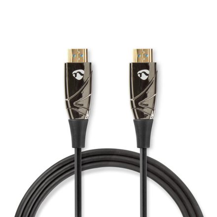 Aktív Optikai High Speed ​​HDMI Cable with Ethernet | HDMI™ Csatlakozó | HDMI™ Csatlakozó | 4K@60Hz | 18 Gbps | 50.0 m | Kerek | PVC | Fekete | Ajándék Dobozban