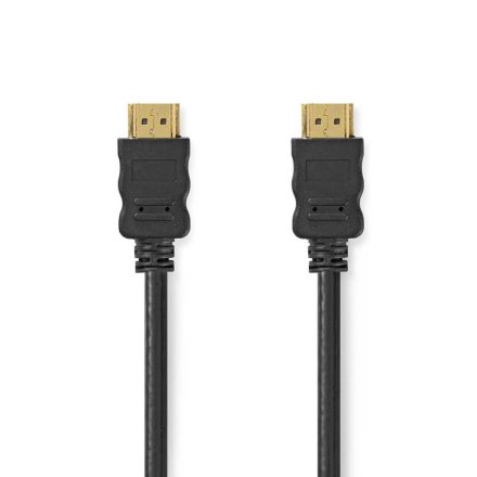 Nagy Sebességű HDMI ™ kábel Ethernet | HDMI™ Csatlakozó | HDMI™ Csatlakozó | 4K@60Hz | ARC | 18 Gbps | 5.00 m | Kerek | PVC | Fekete | Doboz