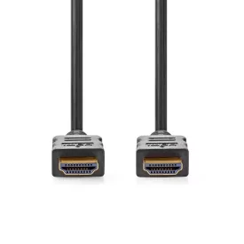   Nedis ultra HD HDMI kábel, HDMI dugó - dugó, 4K@60Hz, ARC, 18 Gbps, aranyozott csatlakozók, hossz 20m CVGL34060BK200