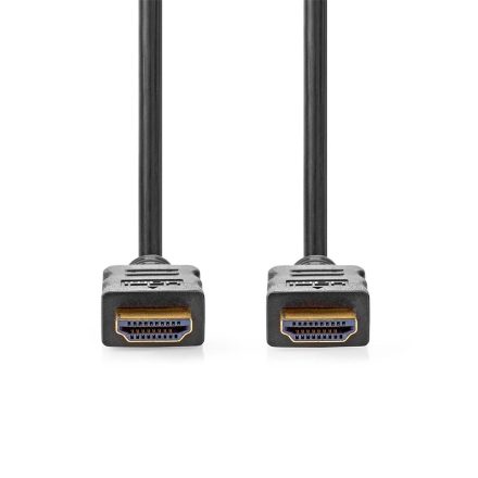 Nedis ultra HD HDMI kábel, HDMI dugó - dugó, 4K@60Hz, ARC, 18 Gbps, aranyozott csatlakozók, hossz 20m CVGL34060BK200