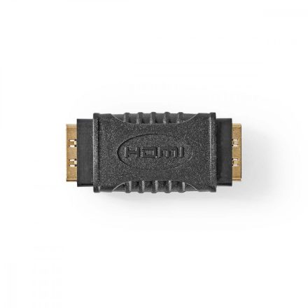 HDMI™ adapter | HDMI™ Aljzat | HDMI™ Aljzat | Aranyozott | Egyenes | ABS | Fekete | 1 db | Műanyag Zacskó