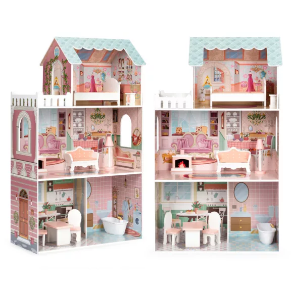 Barbie babaház bútorral Barbie babaház bútorral