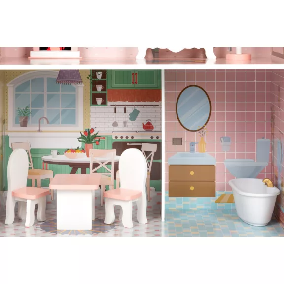 Barbie babaház bútorral Barbie babaház bútorral