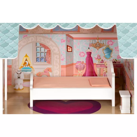 Barbie babaház bútorral Barbie babaház bútorral