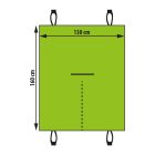 Ülésvédő huzat háziállatoknak - fekete - 130 x 160 cm