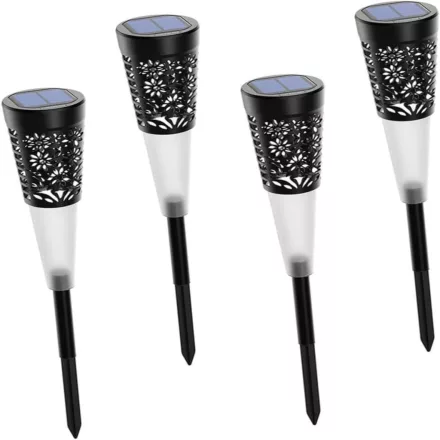 LED szolár lámpa - 5 LED - leszúrható - 600 mAh
