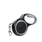 Póráz - 8 m - fekete / szürke