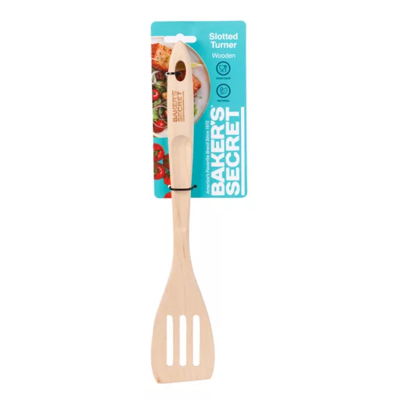 Baker's Secret bükk konyhai fa lapát - réselt - 13" (33 cm) Baker's Secret bükk konyhai fa lapát - réselt - 13" (33 cm)