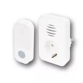   Home DBA1101AC vezeték nélküli csengő, elemes nyomógomb, max 150m hatótáv, 38 dallam, IP44 nyomógomb