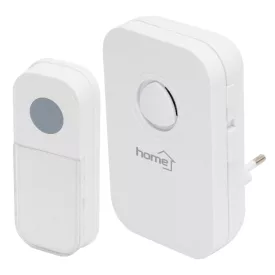   Home DB 1031AC vezeték nélküli csengő, 100m hatótáv, 3-fokozatú hangerő, 36 dallam, 8 párosítható nyomógomb, zavarvédett, 230V-os tápellátás