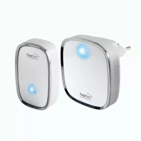   HOME DB 2060AC vezeték nélküli csengő, 200 m hatótáv, 36 dallam, 5 fokozatú hangerő, fényjelzés, 230 V-os tápellátás