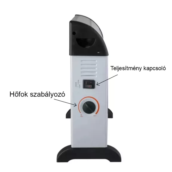 Kolumbo elektromos fűtőtest 750W / 1250W / 2000W Kolumbo elektromos fűtőtest 750W / 1250W / 2000W