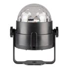 SAL DL80R projektoros party lámpa, RGB LED, 80 mm átmérő, álló vagy körbe forgó fényeffekt, akár 100 m2-re